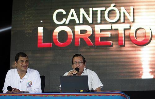 Enlace Ciudadano desde Loreto rafael correa enlace ciudadano