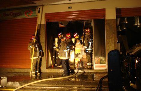 Incendio en un local de Cuenca incendio cuenca