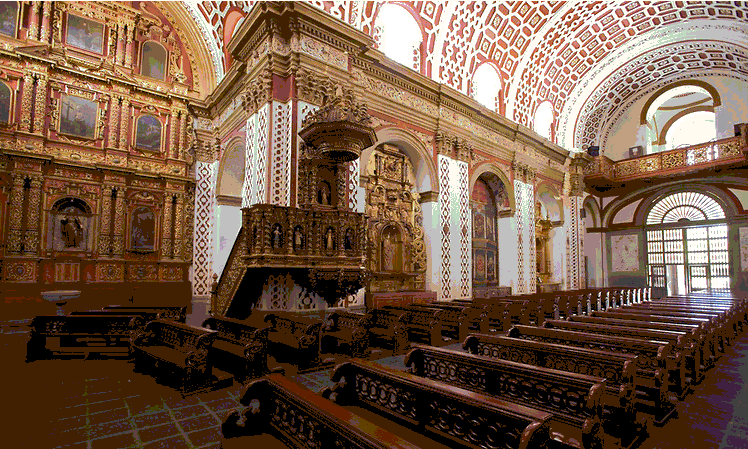 Iglesia de Guápulo interior de la Iglesia de Guápulo