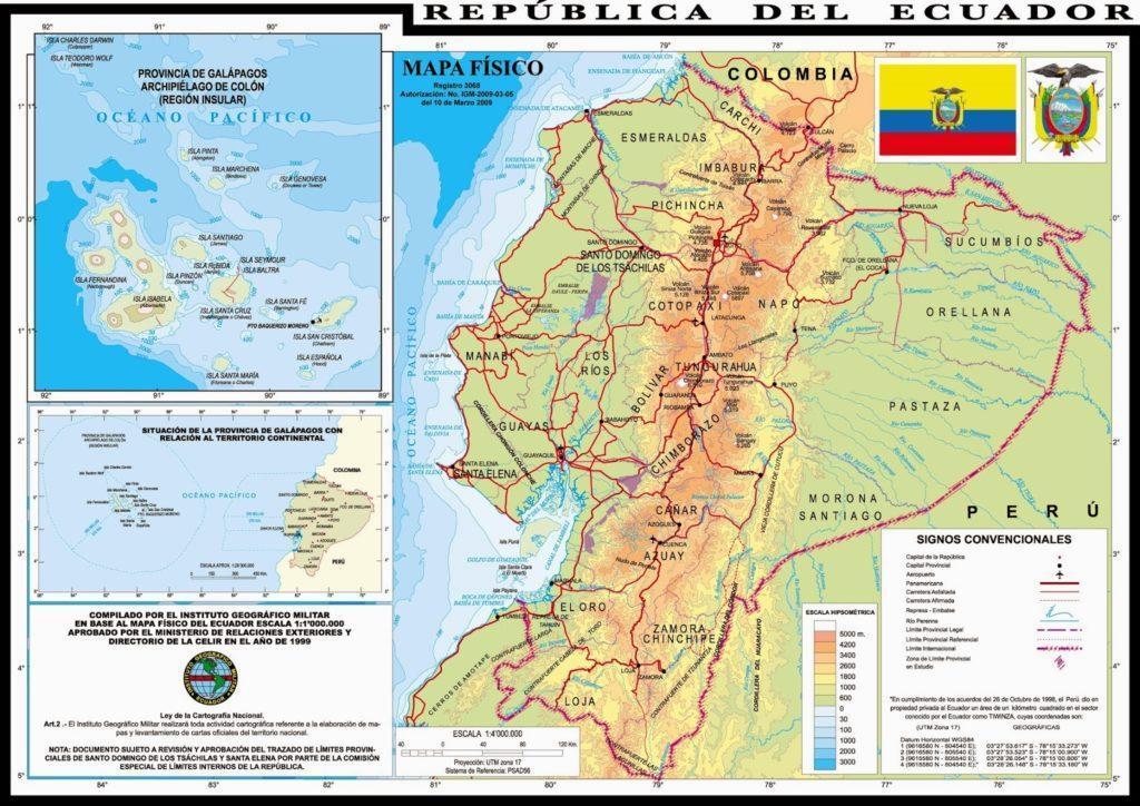 mapa de ecuador