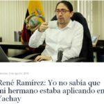 René Ramírez mintió
