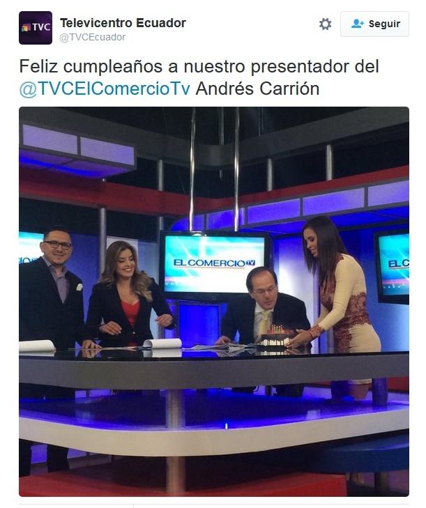 andres carrion despedido canal nuevo