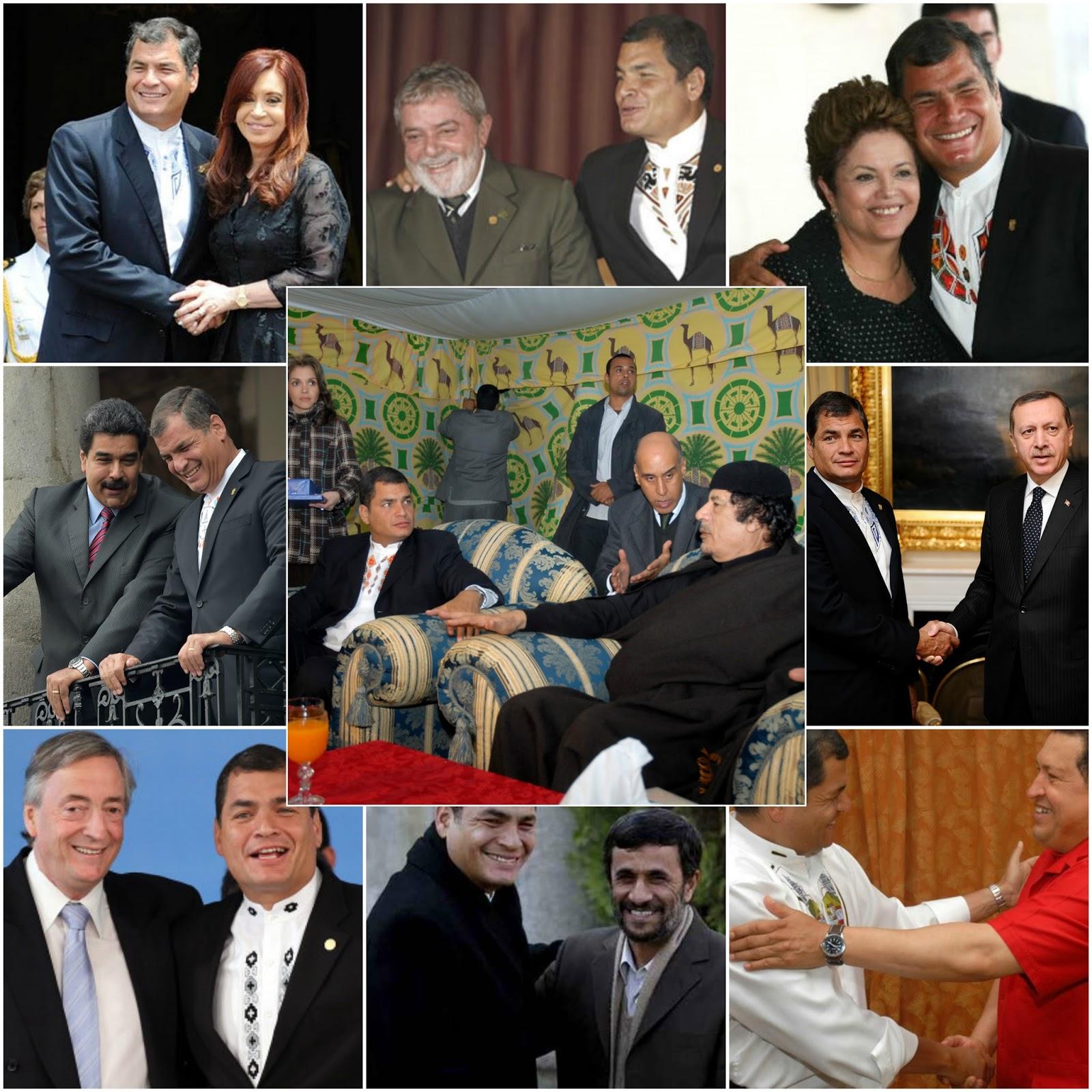 rafael correa amigos