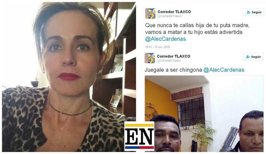 Alexandra Cárdenas fue amenazada de muerte