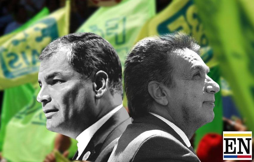 Editorial de Francisco Febres Cordero: 'El bien servido' pelea entre rafael correa y lenin moreno