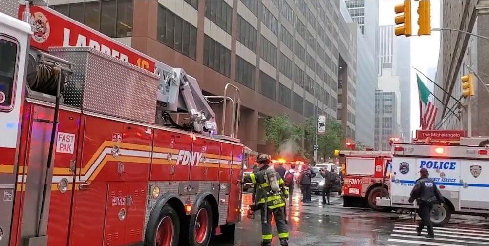 Helicopter crashes Manhattan New York