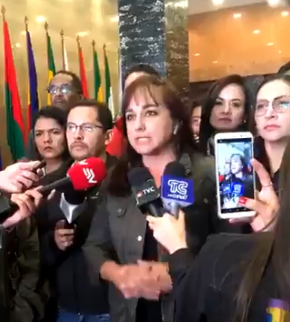 gabriela rivadeneira pide destituir a lenin moreno