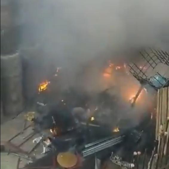 metro de quito incendiado
