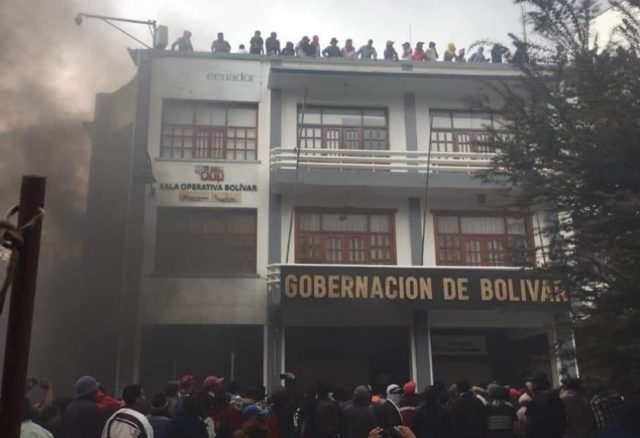 Gobernacion de Bolivar tomada