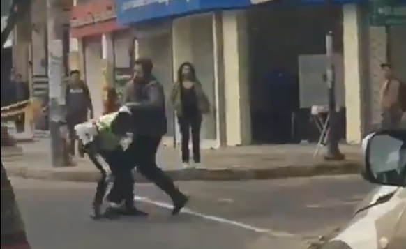 Agente de tránsito agredido en Quito