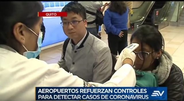 aumentan controles en aeropuertos de Quito y Guayaquil por el coronavirus