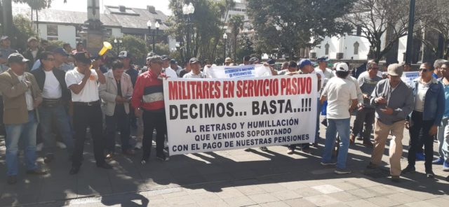 deuda pensiones jubilados Fuerzas Armadas