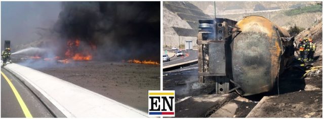 accidente en el puente de Guayllabamba