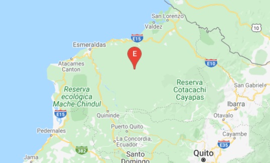 temblor en quininde ecuador