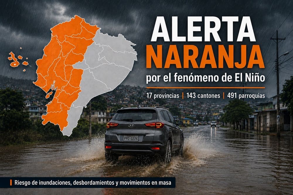 Alerta Naranja en Ecuador por El Niño