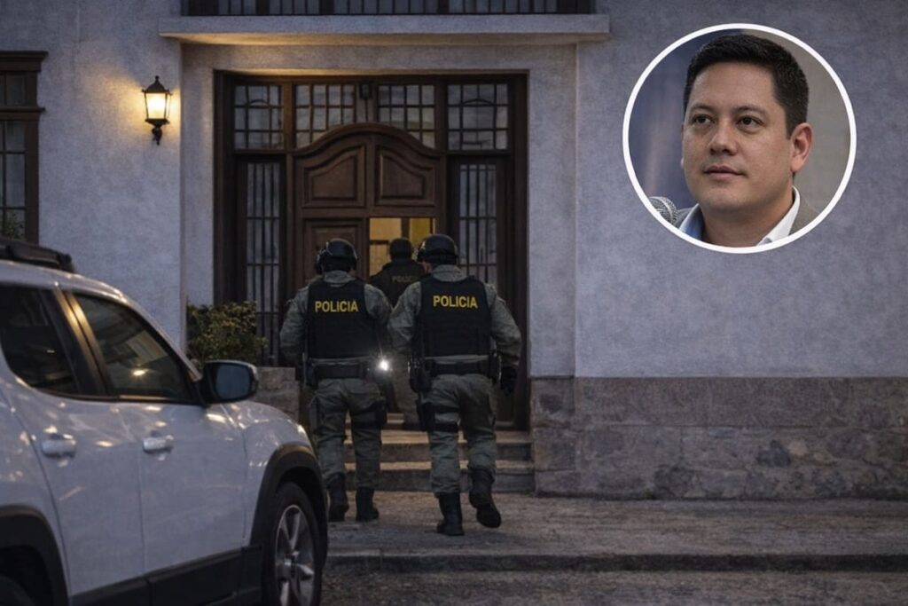 Allanan la vivienda del alcalde Cristian Zamora en Cuenca