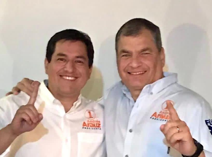 Rafael Correa y Andres Arauz corrupcion