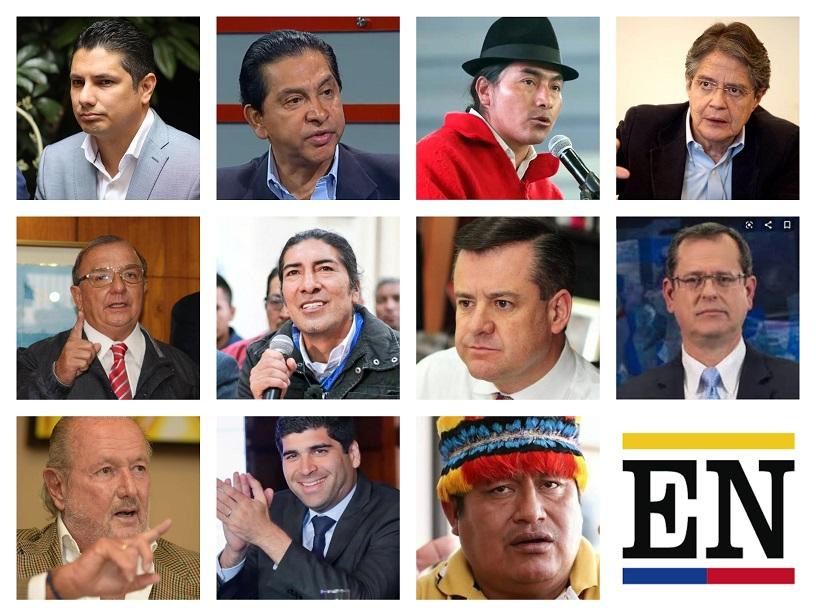 candidatos presidencia ecuador