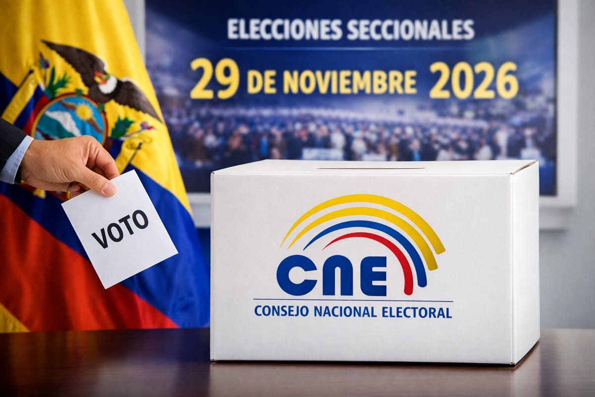 CNE adelanta elecciones seccionales en Ecuador