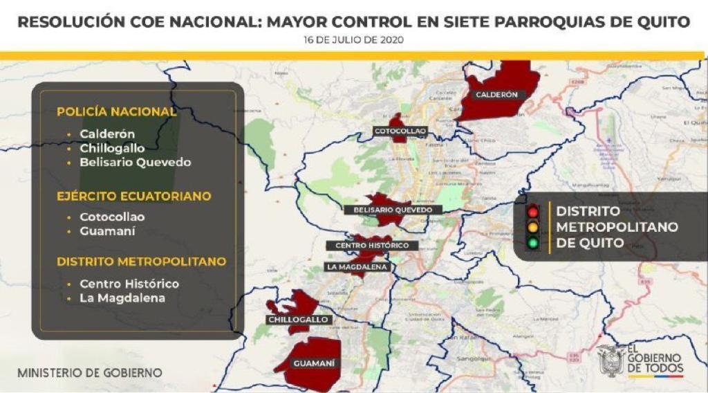 parroquias quito mas casos covid 19