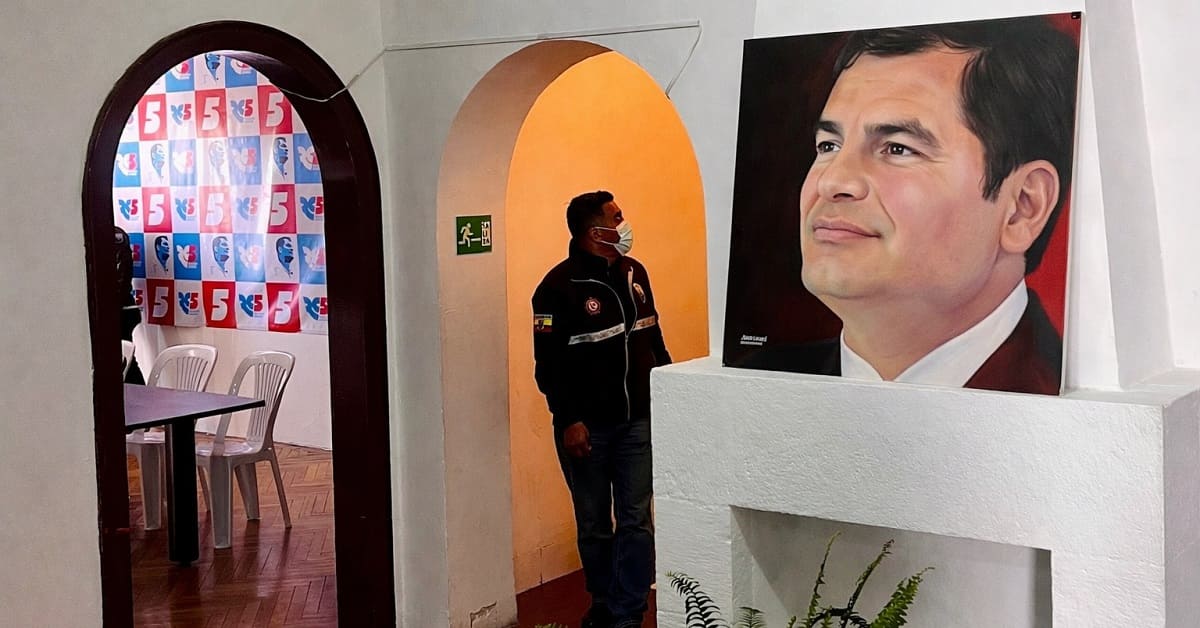 Fiscalía allana sede del correísmo en Quito