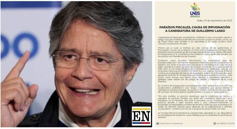 impugnan candidatura guillermo lasso