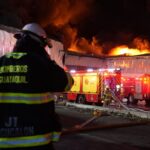 Incendio en ensambladora de motos en Guayaquil