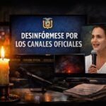 Inés Manzano apagones en Ecuador
