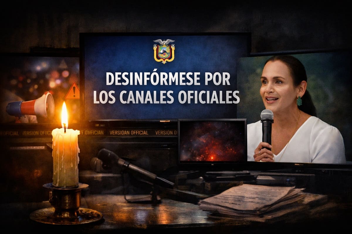 Inés Manzano apagones en Ecuador