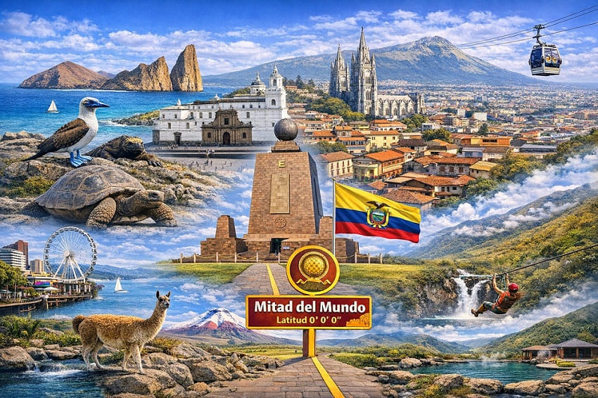 Sitios más visitados de Ecuador