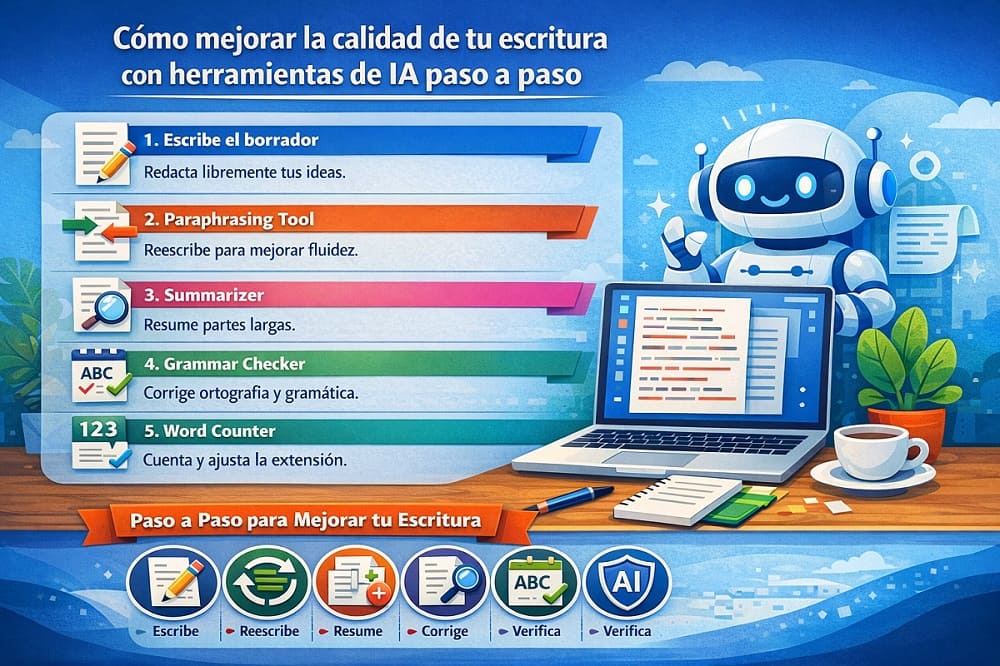 Consejos para mejorar la calidad de escritura con IA