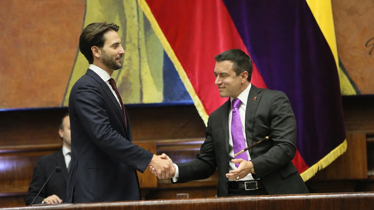 Niels Olsen y Daniel Noboa