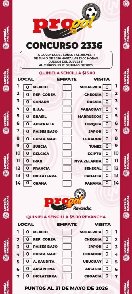 Progol 2336