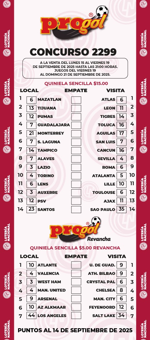 progol-2299