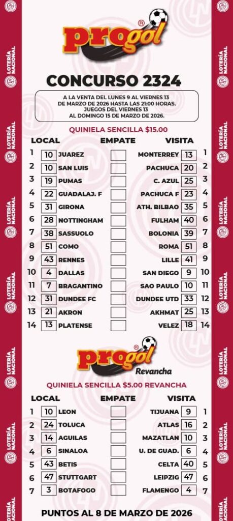 Progol 2324