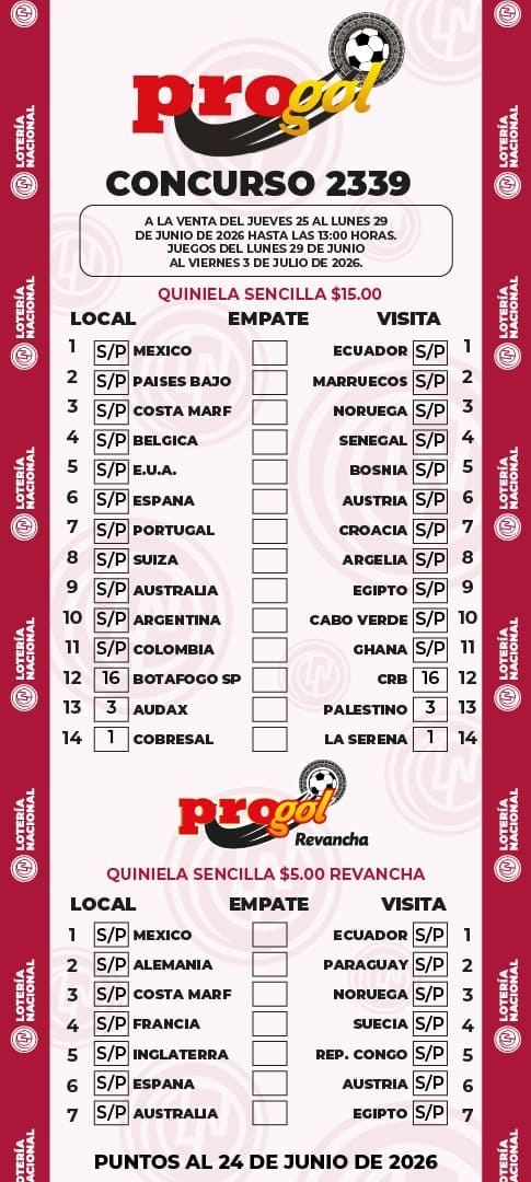 Progol 2339