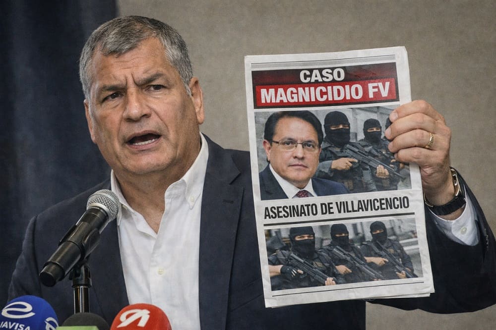 Rafael Correa a declarar por el magnicidio de Villavicencio