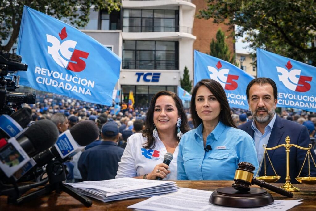TCE suspende registro del movimiento Revolución Ciudadana
