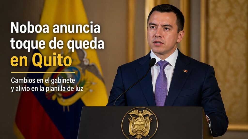 Toque de queda en Quito, Ecuador