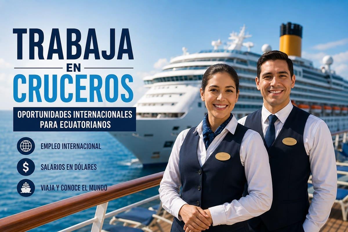 Empleo en cruceros para ecuatorianos